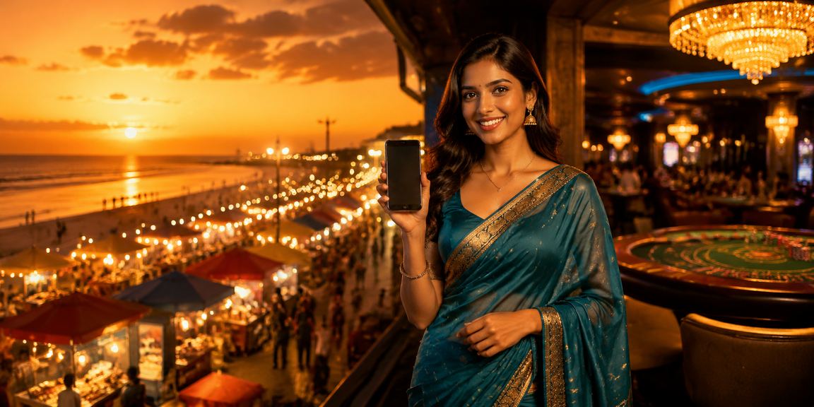 Person using mobile phone for sports betting in India